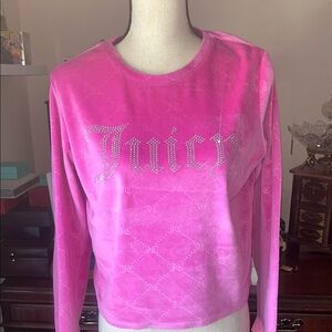 Juicy Couture Pink Velvet Women's Top
